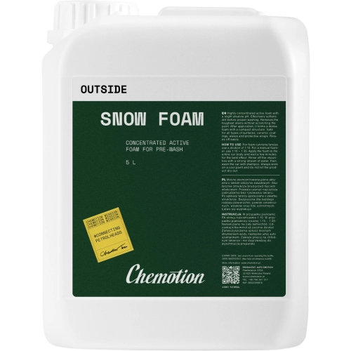CHEMOTION SNOW FOAM 5L lekko zasadowa piana aktywna